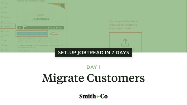 Day 1: Migrate Customers